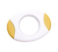 Sleek Stainless Steel Food Preparation Tool For Effortlessly Cutting Raw or Cooked For Eggs in Your Meals (Yellow)