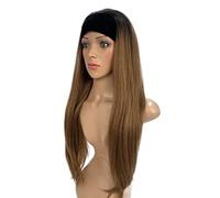 Sleek Synthetic HeadBand Wigs Straight HeadBand Wig 25 inches Headband Wigs Long Wigs 200g (TT4/27)