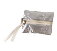 Sleek Travel-Ready Zip Coin Bows Accent Lightweight Construction For Everyday Cards Money Management Elegant Organizer For Cards And Cash