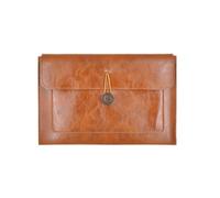 Sleek Ultrathin Handbag Sleeve Cover Compatible with HUAWEI MatePad Pro 12.6 Inch Model Waterproof Protective Tablet Bag(Glossy Brown)