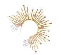 Sleek Virgin Headpiece Exquisite Lightweight Goddess Headband Hair Accessories for Evening Gathering