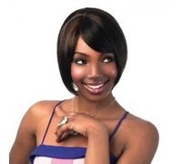Sleek Wig Fashion Syn Wig AMMA with Free wig Cap - All Colour (1B (Natural Black))