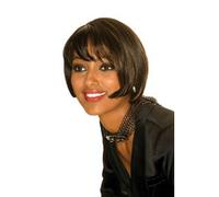 Sleek Wig Fashion Syn Wig AMMA with Free wig Cap - All Colour (2 (Dark Brown))