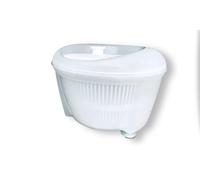 SleekAura Large 4500ML Salad Spinner - Durable BPA-Free Lettuce Dryer with Easy Crank Handle and Non-Slip Base for Fast Water Removal