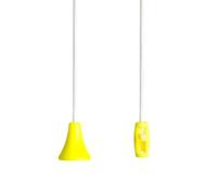 sleeklight Bathroom Light Pull Cord Strings, Classic Acorn Handle in a Choice of Fun Colours. White Cord. (Yellow)