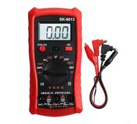 Sleekly Designed Digital Capacitive Meter with a Backlit Display, Offering in Every Measurement Situation (RED)