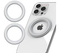 SleekStrip Mag Ring MagSafe Magnetic Ring Adapter for iPhone Android Kindle Strong Adhesive MagSafe Sticker for Phone Case Back of Phone Magnetic Converter Kit Accessory