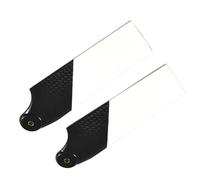 SLEEMNG 105mm Carbon fiber Tail Blade for Align for Tr-ex Tarot RC 700 Helicopter(WHITE)