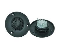 SLEEMNG 2pcs Tweeter 6Ohm Audio Treble Speaker 60W 25 Core Silk Film Fever Sound Hifi Tweeter Loudspeaker(Schwarz)