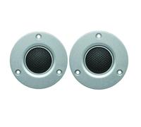 SLEEMNG 2pcs Tweeter 6Ohm Audio Treble Speaker 60W 25 Core Silk Film Fever Sound Hifi Tweeter Loudspeaker(Silver)
