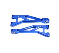 SLEEMNG 7075 Alloy Rear Upper Suspension Arms For AR-RMA 1/16 Mini for Kr-aton 3S ARA-2675 MAKM057(Blau)