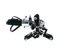 SLEEMNG Metal 3/4 Blade Tail Rotor Set for Tr-ex 450 EC135 Bell 206 Align 450 pro DFC 450L 480 Helicopter(3blades belt tail)