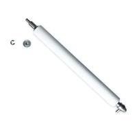 SLEEMNG Peeling Roller Kits P1046696-059 Compatible For Ze-bra ZE500-4 Barcode Label Printer(Roller Kits)
