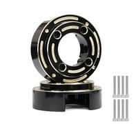 SLEEMNG Upgraded part MK07 JK07 TK07 for the for Co-rolla 1/7 climbing car with black gold brass counterweight on the bridge edge