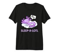 Sleep-A-LOTL Sleeping Axolotl Pyjamas Premium T-Shirt