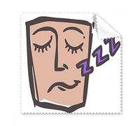 Sleep Abstract Face Sketch Emoticons Online Chat Glasses Cloth Cleaning Cloth Gift Phone Screen Cleaner 5pcs