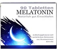 Sleep Aid, 90 Tablets, Hops, Melissa, Lavender, Natural Melatonin from Montmorency Sour Cherry, Fall Asleep, Sleep Spray, Sleeping Tablets, Sleeping Aid, Melting Tablets