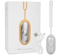 Sleep Aid Device, Anxiety Relief for Adults and Insomnia Handheld Sleep Device USB Charging Microcurrent Holding Sleep Instrument Portable Sleep Aids Sleeping Aid & Anti Anxiety Device (Silver)