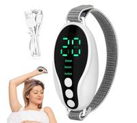 Sleep Aid Device-Rechargeable EMS Microcurrent Handheld Calm Tool, Portable, Relaxing Pulse Instrument, Lightweight Calmness Aid, Soothing Pressure Grip | for Adults