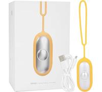 Sleep Aid Device - Rechargeable Microcurrent Handheld Calm Carry Device,Anxiety Relief for Adults,Holding Sleep Instrument for Improved Deep Sleep,Anxiety Pressure Relief Calm Palm Device (Yellow)
