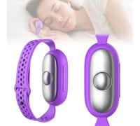 Sleep Aid Device - Winkithw Hand Free Anxiety Relief for Adults, Type-C Rechargeable Microcurrent Insomnia Solution, Portable Sleep Aid for Improved Deep Sleep, Calm Palm Device (Purple)