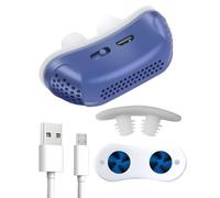 Sleep Apnea Devices Electronic Micro CPAP Anti Snoring Devices Reliable Stop Snore Aid Stopper with Dual Vortex Airflow Adjustable Wind Speeds Relief Machine for Men Women All Nose Shapes