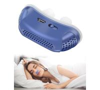 Sleep Apnea Devices Micro CPAP Anti Snoring Maskless Machine Portable Compact Lightweight Mini Sleep Airflow Aid for All Men & Women Nose Shapes for Snoring Relief, Home, Travel - Blue