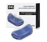 Sleep Apnea Devices - Micro CPAP Machine, Anti-Snoring Maskless Device, Portable CPAP for Sleep Apnea, Compact and Lightweight Sleep Aid, Mini CPAP for All Nose Shapes (Blue)