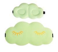 Sleep Blindfold for Sleeping Eye | 3D Foam Cloud Eye Blindfolds, Ergonomic Bandage with Adjustable Button, Multifunctional for Airplane Travel, C