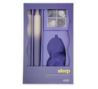 Sleep Candle, Crystal and Eye Mask Set - Includes Two Candles and Four Crystal Stones
