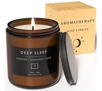 Sleep Candles Gifts for Women, Lavender Scented Candles Gift Set for Anxiety, Lavender Promotes Sleep, Chamomile Relieves Stress, Relaxation Gifts for Women (Deep Sleep 1 Pack, 240g)