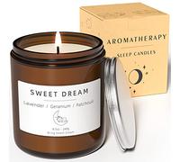 Sleep Candles Gifts for Women, Lavender Scented Candles Gift Set for Anxiety, Lavender Promotes Sleep, Chamomile Relieves Stress, Relaxation Gifts for Women (Sweet Dream 1 Pack, 240g)