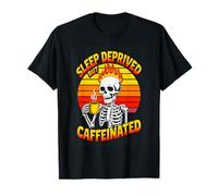 Sleep Deprived But Caffeinated Coffee Lover T-Shirt