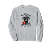 Sleep-deprived Pup Doesn't Like Mornings or People,Tired Dog Sweatshirt