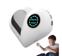 Sleep Device - Handheld Microcurrent Aid, Deep Sleep Instrument, Portable Relaxation Machine, Tool, Wellness Technology Category, White Matte Finish Round Electronic Pulse