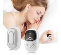Sleep Device Relaxation Instrument with Ear Clip, Handheld Sleep Aid Device for Daily Routine, USB Rechargeable Sleep Helper for Adults Improve Sleep Comfort
