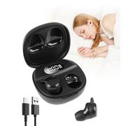 Sleep Earbuds Bluetooth 5.4 Headphones In Ear Noise Cancelling Mic Mini Ear Buds for Side Sleeping Waterproof Wireless Earphones with HiFi Stereo Sound for Travel Insomnia Relaxation with Charge Case