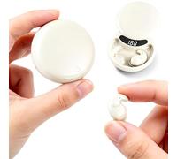 Sleep Earbuds for Side Sleeping Ear Buds Wireless Semi-In-Ear Soft Small Mini Headphones Bluetooth Mini Sleeping Earphones Noise Blocking Invisible Earbuds Comfort Fit Lightweight for iPhone Android