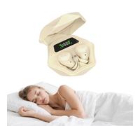 Sleep Earbuds for Side Sleeping Wireless Ear Buds Small Hidden Earphones Noise Cancelling Mini Bluetooth In-Ear Flat Headphones Invisible Tiny Low-Profile Earbuds for iPhone Android Men Women Work