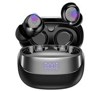 Sleep Earbuds, Noise Cancelling Wireless Ear buds for Side Sleepers, Bluetooth 5.4 in Ear Light-Weight Mini Headphones, 47H Playtime Clear Calls Earphones for Sleeping, Exercising, Working, Hiking