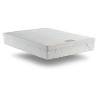 Sleep Evolution Rebound Hybrid Hypoallergenic Reflex Foam Mattress Topper with 2000 Comfort Springs - 10cm Deep, 5cm Plush Comfort Foam, Hypoallergenic, Highly Durable, Machine Washable (Super King)