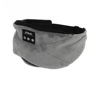 Sleep Eye Cover with 20 White Noise Songs 4 Sleep Music Light Blocking Music Shade for Men Women Black ITE Noise and 4 Slee Eye CoverBluetooth (Gray)