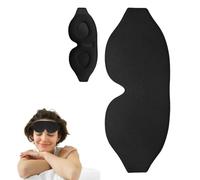 Sleep Eye Covers - Premium Sleep Mask, Comfortable Overnight Sleep Aid | Adjustable Reusable Blindfold, Lightweight Light Blocking Eye Shadow for a D