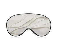 Sleep Eye Mask Abstract Luxury Vintage White Paper Texture Sleep Mask for Women Men Adjustable Strap Blindfold Eye Cover for Travel Yoga Nap Shift Work