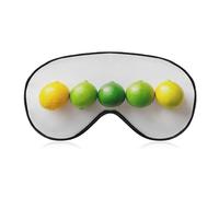 Sleep Eye Mask Five Fresh Limes in A Row Sleep Mask for Women Men Adjustable Strap Blindfold Eye Cover for Travel Yoga Nap Shift Work