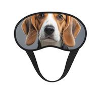 Sleep Eye Mask for Women Men,Soft Comfortable Sleep Mask Blackout Sleeping Eye Cover for Travel Yoga Nap Shift Work Cute Beagle