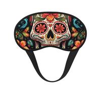 Sleep Eye Mask for Women Men,Soft Comfortable Sleep Mask Blackout Sleeping Eye Cover for Travel Yoga Nap Shift Work Colorful Sugar Skull