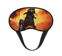 Sleep Eye Mask for Women Men,Soft Comfortable Sleep Mask Blackout Sleeping Eye Cover for Travel Yoga Nap Shift Work Firefighter Fireman Flame