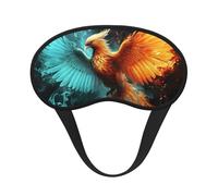 Sleep Eye Mask for Women Men,Soft Comfortable Sleep Mask Blackout Sleeping Eye Cover for Travel Yoga Nap Shift Work Fire and Water Phoenix