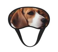 Sleep Eye Mask for Women Men,Soft Comfortable Sleep Mask Blackout Sleeping Eye Cover for Travel Yoga Nap Shift Work Cute Beagle